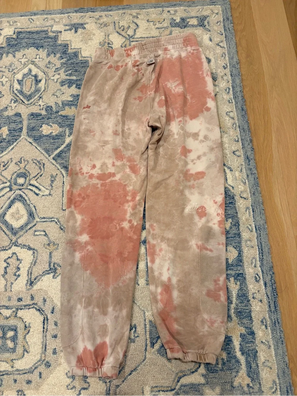 Nike Tie-Dye Joggers - Pink & Tan